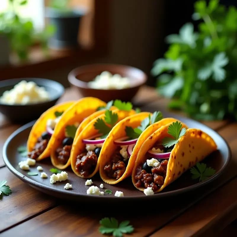 Tacos Dorados de Queso Azul y Picadillo: Receta Fácil y Gourmet para Impresionar