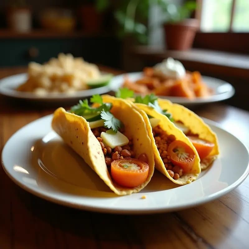 Tacos Dorados de Queso Fresco y Hongos: Receta Rápida y Vegetariana en 20 Minutos