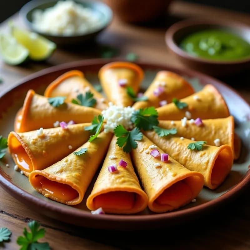 Tacos Dorados de Queso Oaxaca: Receta en Horno Sin Freír y Ultra Crujientes