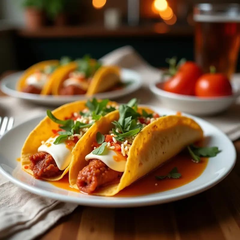 Tacos Dorados de Queso Mozzarella y Pepperoni: Snack Crujiente para Amantes del Queso