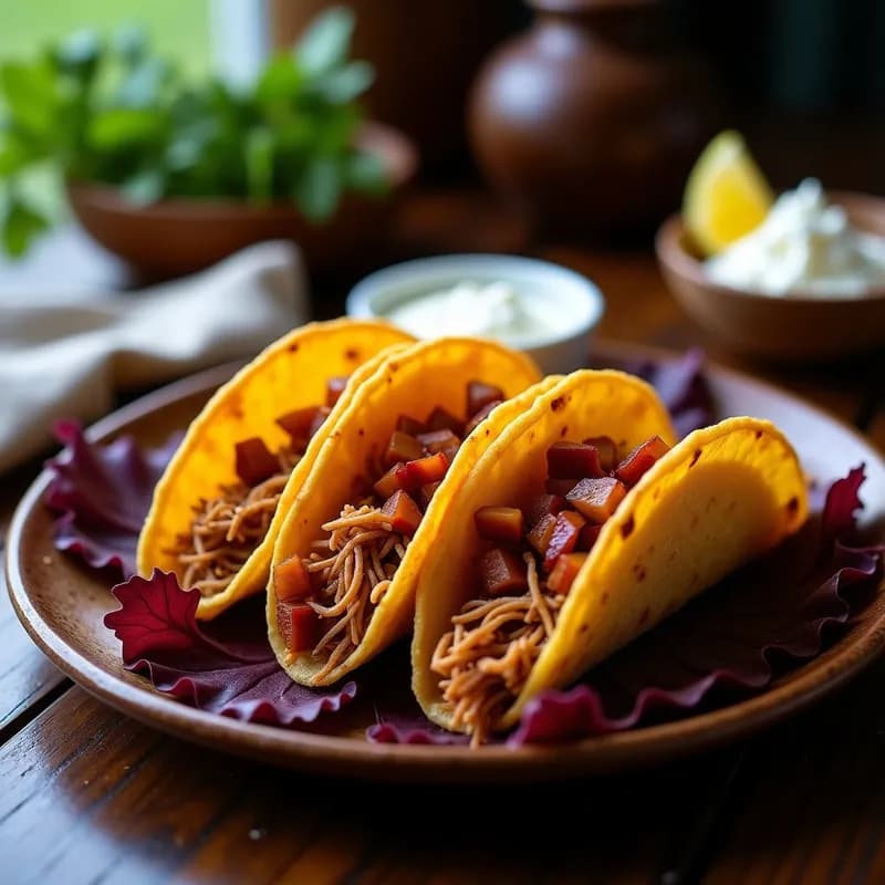Tacos Dorados de Quirquincho y Panceta Ahumada: Receta Gourmet con Toque Argentino en 30 Minutos