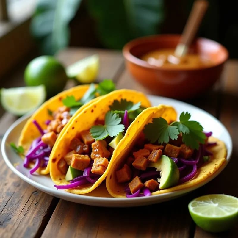 Tacos Dorados Veganos de Jackfruit: Receta Crujiente y Alta en Proteína