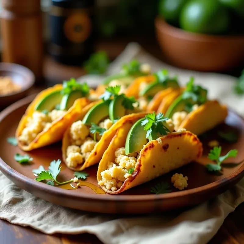 Tacos Dorados de Coliflor al Horno: Receta Sin Gluten y Alta en Fibra en 30 Minutos