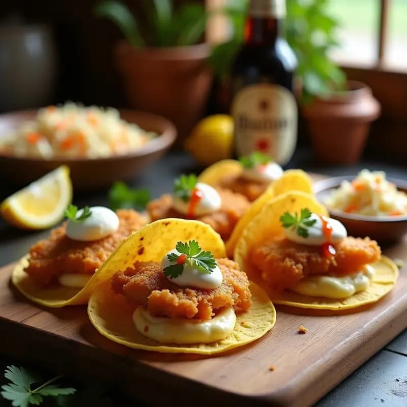 Tacos de Fish and Chips Style: Receta Británico-Mexicana con Merluza