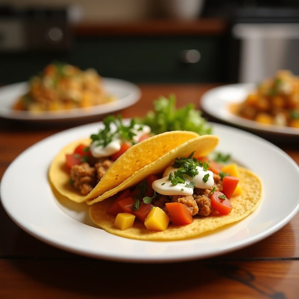Tacos de Flor de Calabacín con Ceviche de Mango: Receta Vegana y Sin Gluten en Airfryer