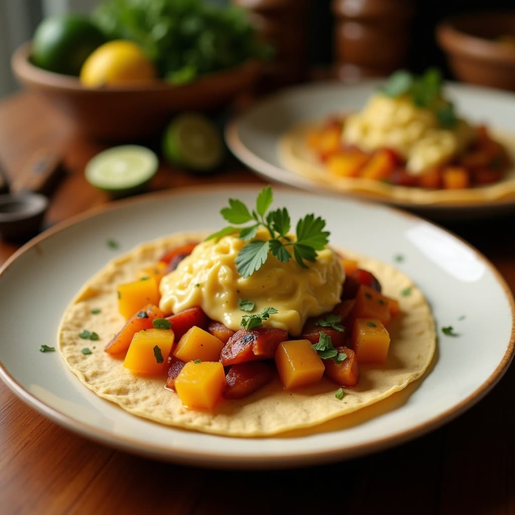 Tacos de Flor de Calabacín Rellenos de Queso Feta y Aceitunas Kalamata: Receta Mediterránea en Airfryer