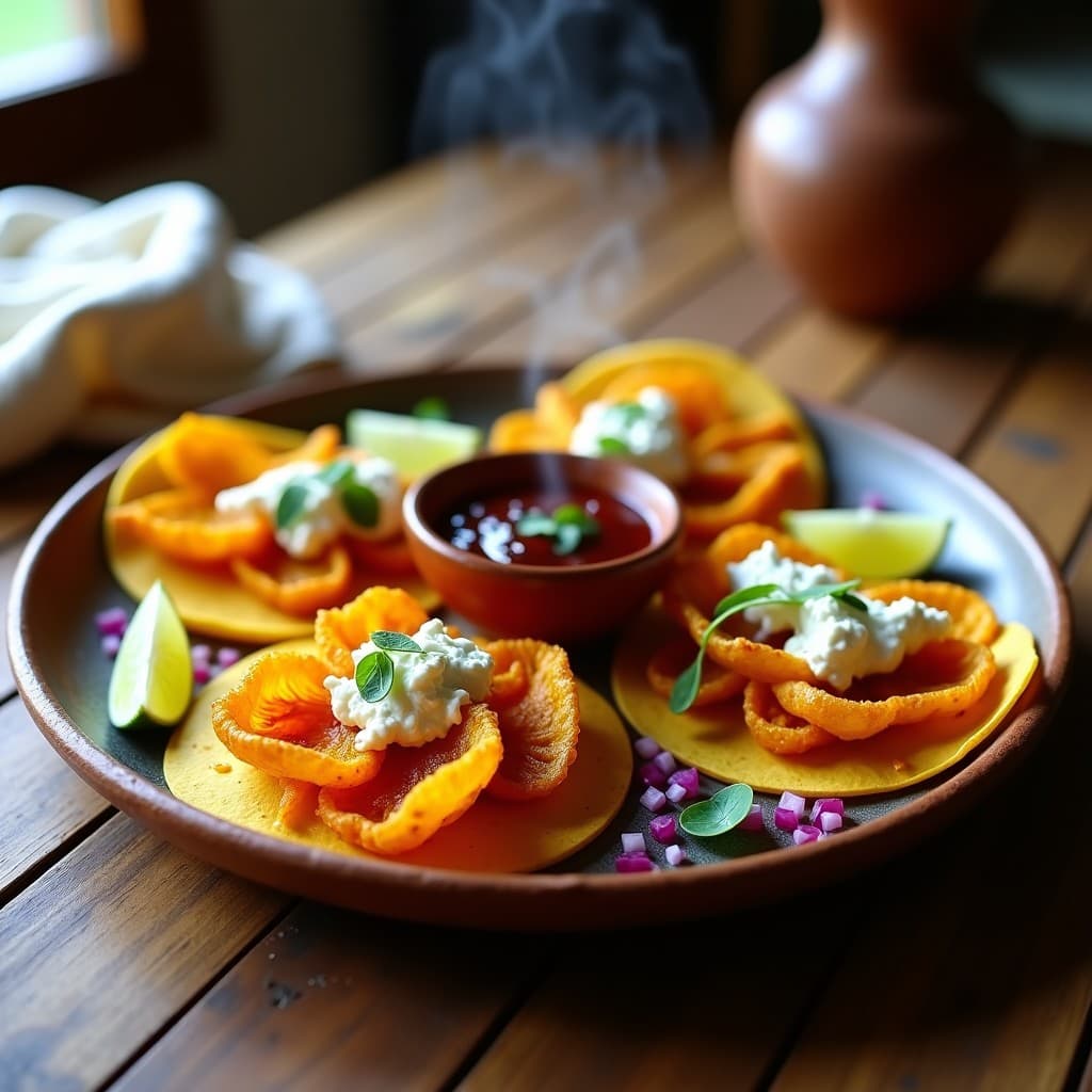 Tacos de Flor de Calabaza y Queso Fresco: Receta Oaxaqueña Tradicional en Airfryer