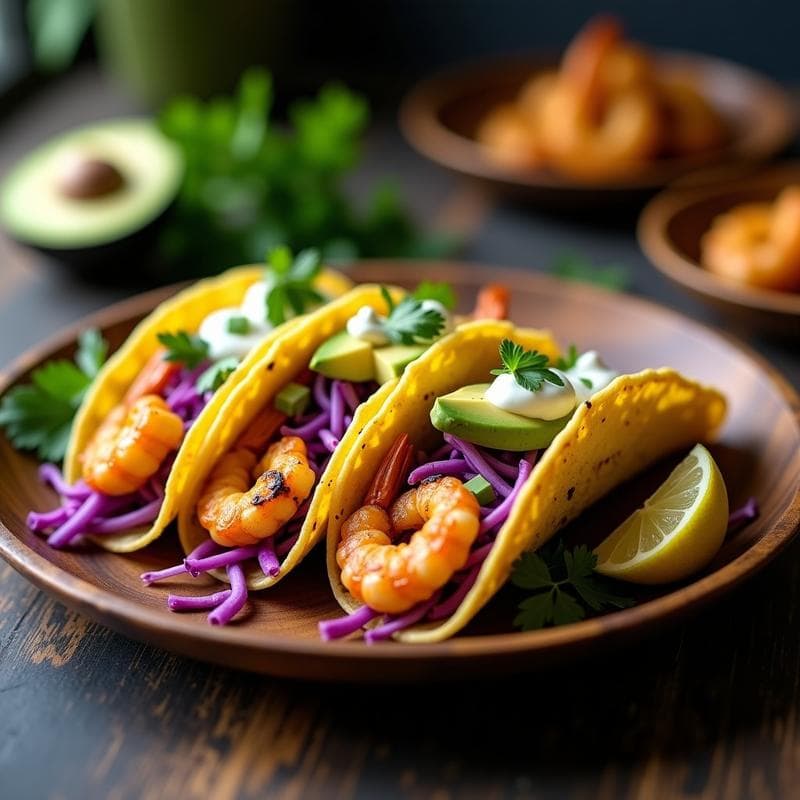 Tacos de Gambas al Ajo y Perejil: Receta en Airfryer Rápida y Crujiente
