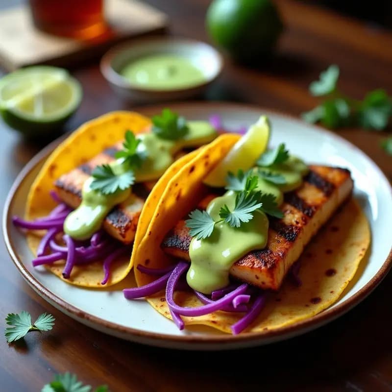 Tacos de Pescado Adobado al Grill: Receta Mexicana con Sabor Ahumado en 25 Minutos