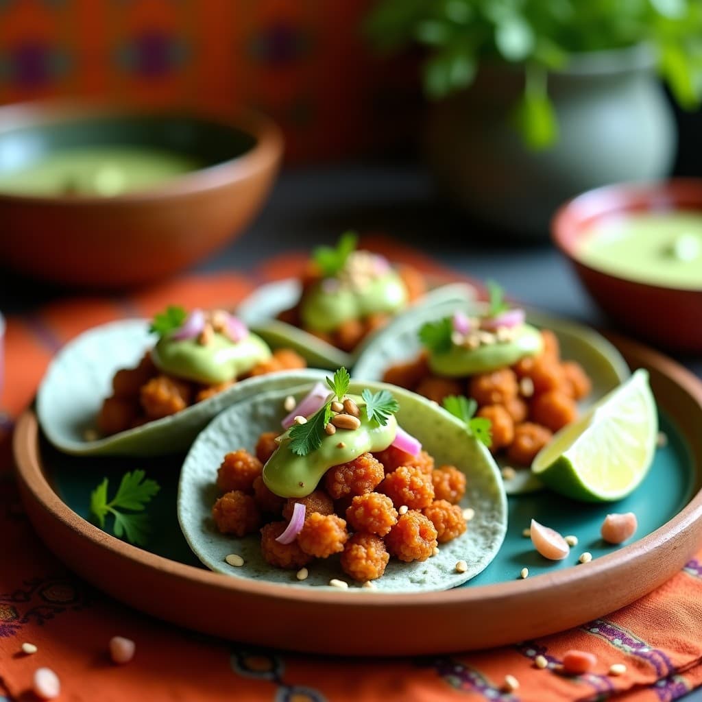 Tacos de Grillo Asado con Salsa de Aguacate y Lima: Receta Mexicana Sostenible y Alta en Hierro