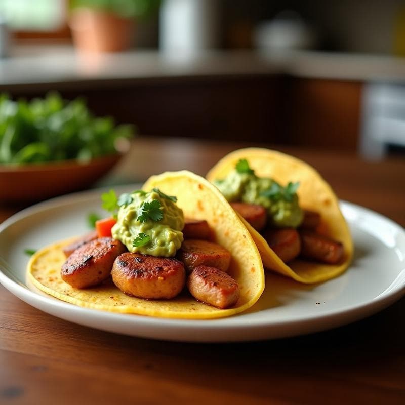 Tacos de Grillos con Guacamole de Aguacate Negro: Receta Mexicana Alta en Proteína