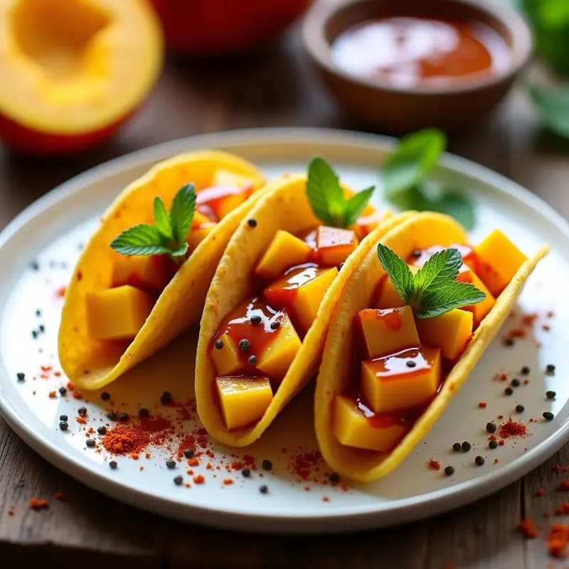 Tacos Helados de Mango y Chile con Tamarindo: Receta Mexicana Refrescante en 10 Minutos