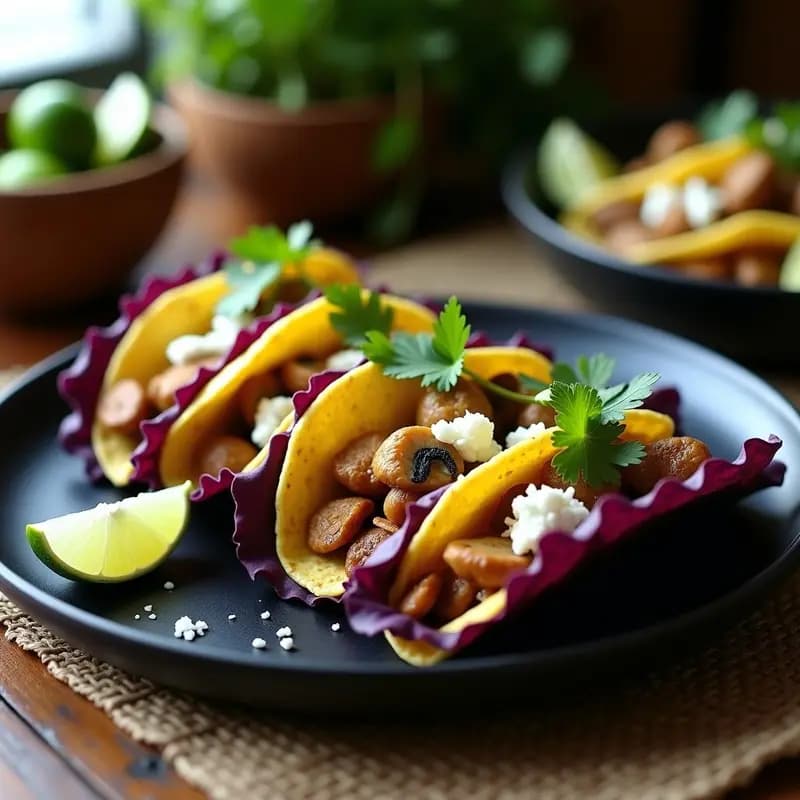 Tacos de Higuitos y Cangrejo: Receta Peruana Costera con Toque Gourmet