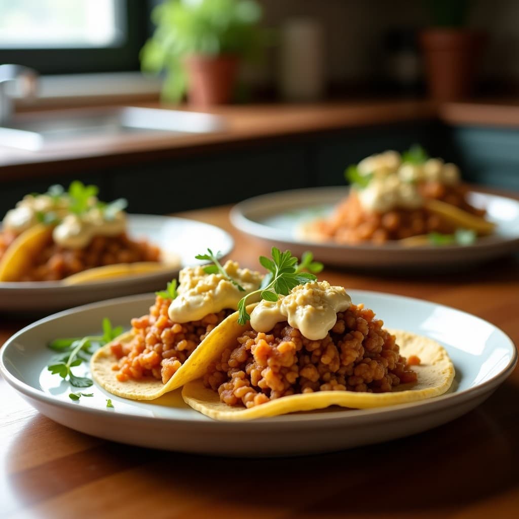 Tacos de Hongos Lion’s Mane y Queso Vegano de Cashew: Receta Mexicana Neuroprotectora