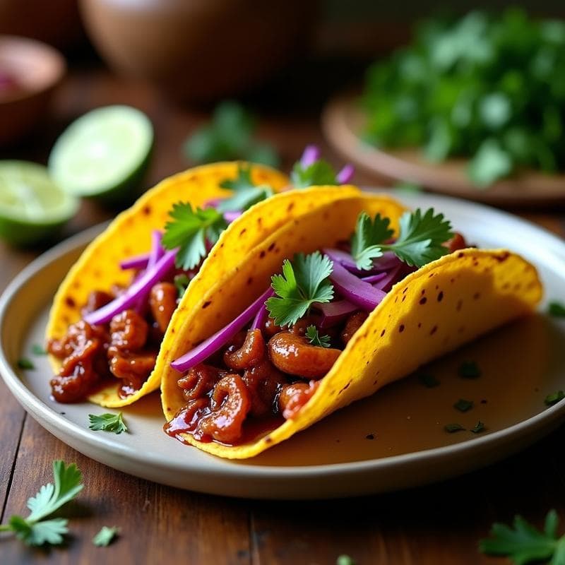 Tacos de Hongos Ostra con Adobo de Guajillo: Receta Vegana en Airfryer Ultra Sabrosa