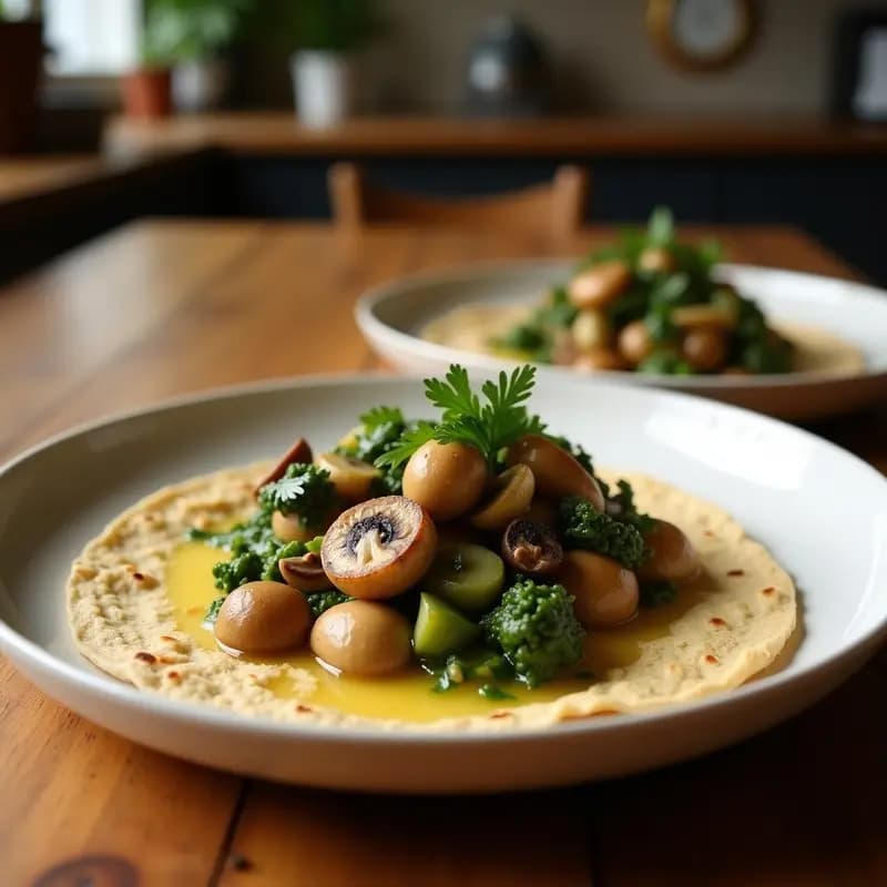Tacos de Hongos Ostra y Pxoc Chit (Guarnición de Plátano Macho): Receta Maya Vegana