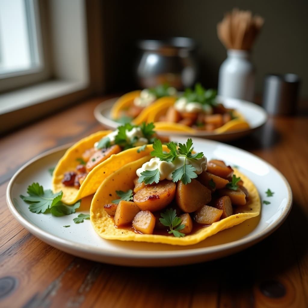 Tacos de Hongos Ostra y Queso de Anacardos: Receta Vegana al Estilo Mexicano en 20 Minutos