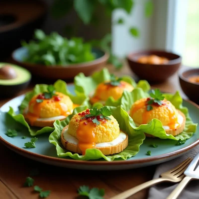 Tacos de Huevo en Nube con Aguacate y Salsa de Chipotle: Receta Keto y Fotogénica