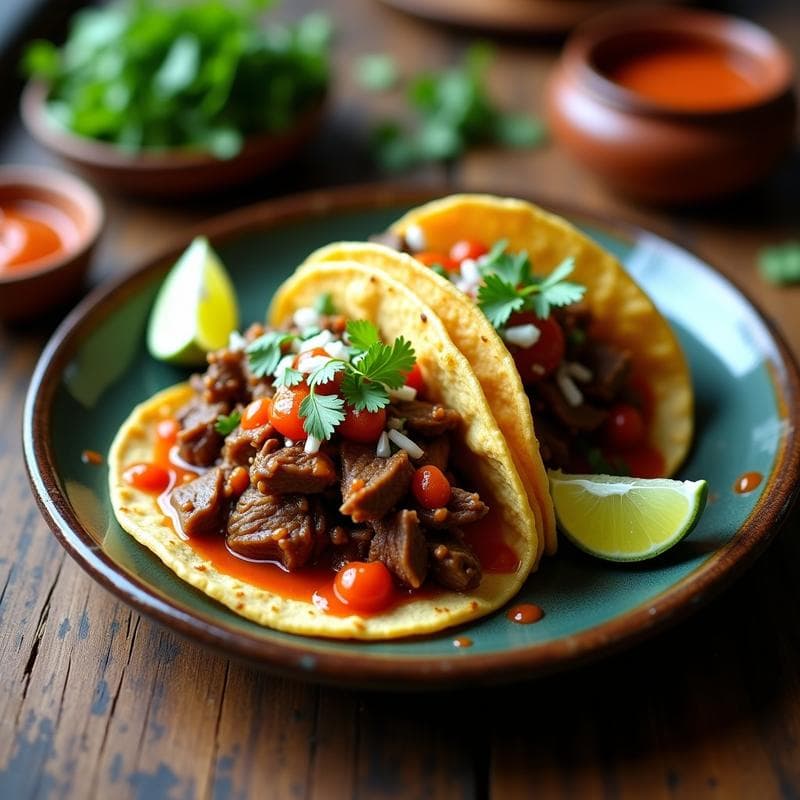 Tacos de Jabalí Desmenuzado con Salsa de Guayaba: Receta Mexicana en Olla Lenta con Toque Frutal