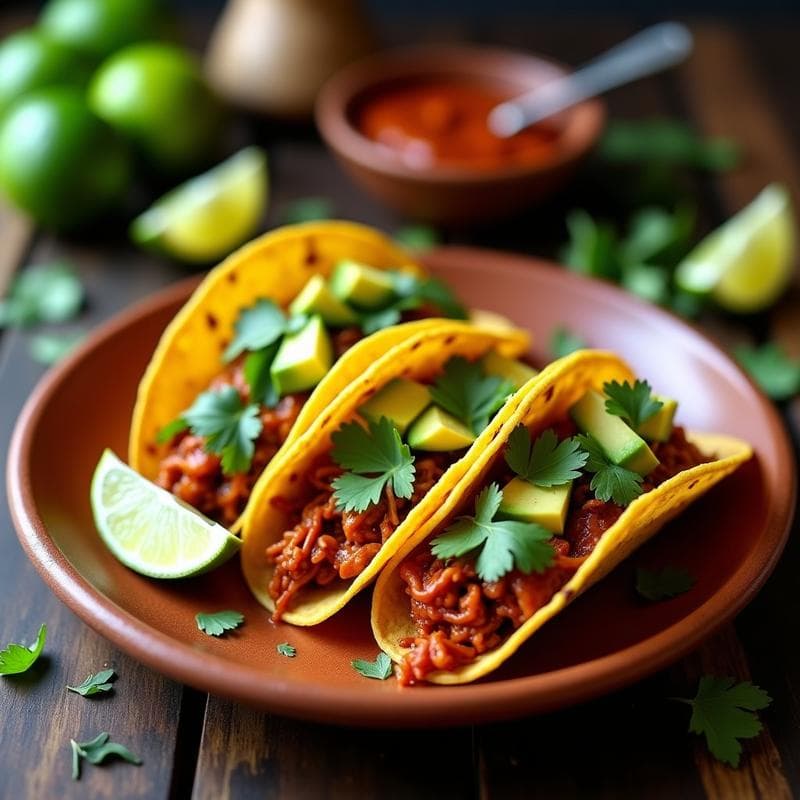 Tacos de Jackfruit Desmenuzado al Chipotle: Receta Vegana en Olla Express