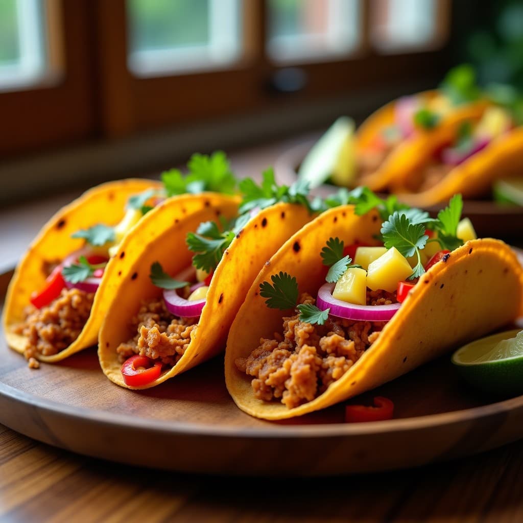 Tacones de Jackfruit al Chipotle y Piña: Receta Vegana en Airfryer con Toque Mexicano