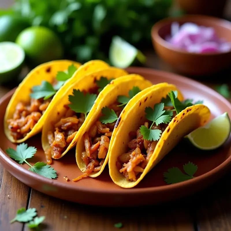 Tacos de Jackfruit Desmenuzada: Receta Vegana con Sabor a Carne y Especias Ahumadas