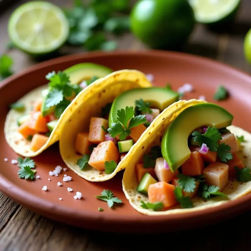 Tacos de Jaiba al Aguachile con Verduras: Receta Mexicana Fresca y Rápida
