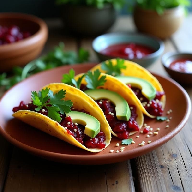 Tacos de Jamaica Encurtida en Escabeche: Receta Vegana y Rápida en 15 Minutos