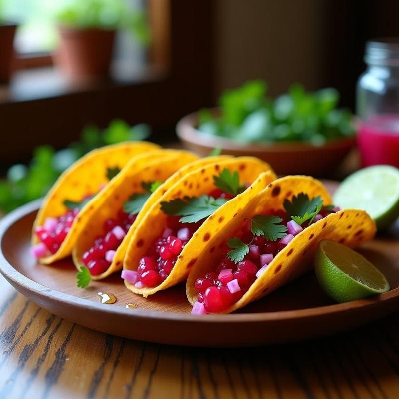 Tacos de Jamaica con Flor de Hibisco: Receta Crujiente y Alta en Vitamina C en 20 Minutos