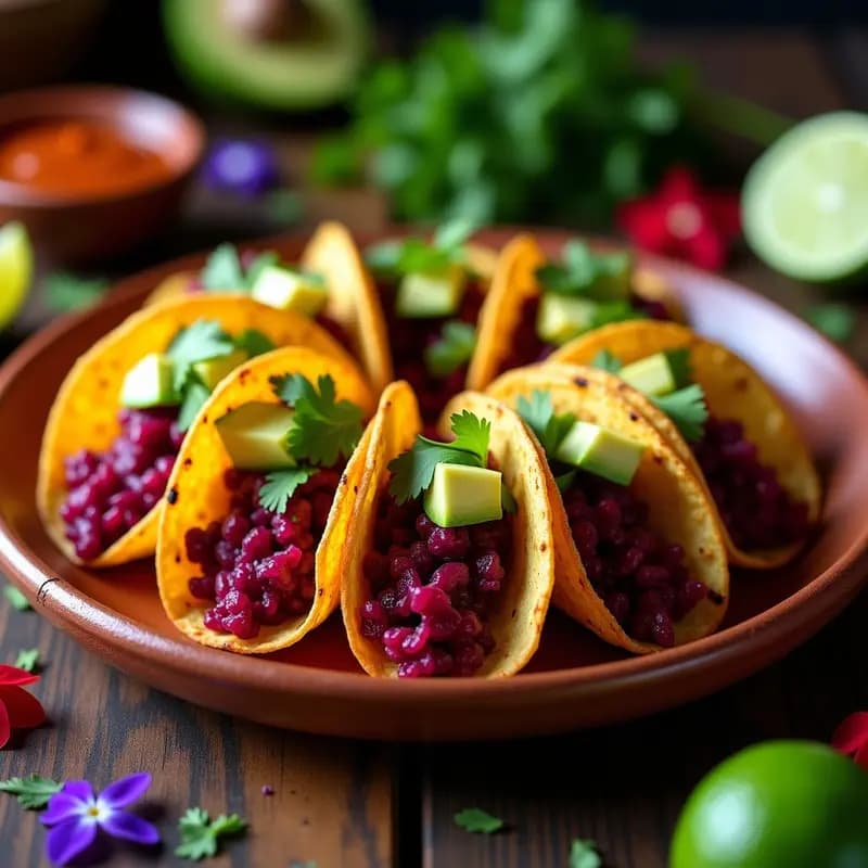 Tacos de Jamaica Veganos en Airfryer: Receta Crujiente y Sin Cocción Tradicional