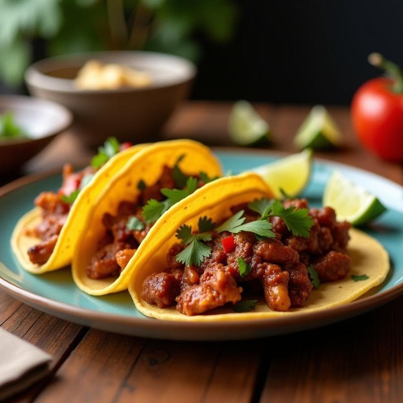 Tacos Jamaicanos Jerk de Pollo en Airfryer: Receta Ultraaromática en 25 Minutos