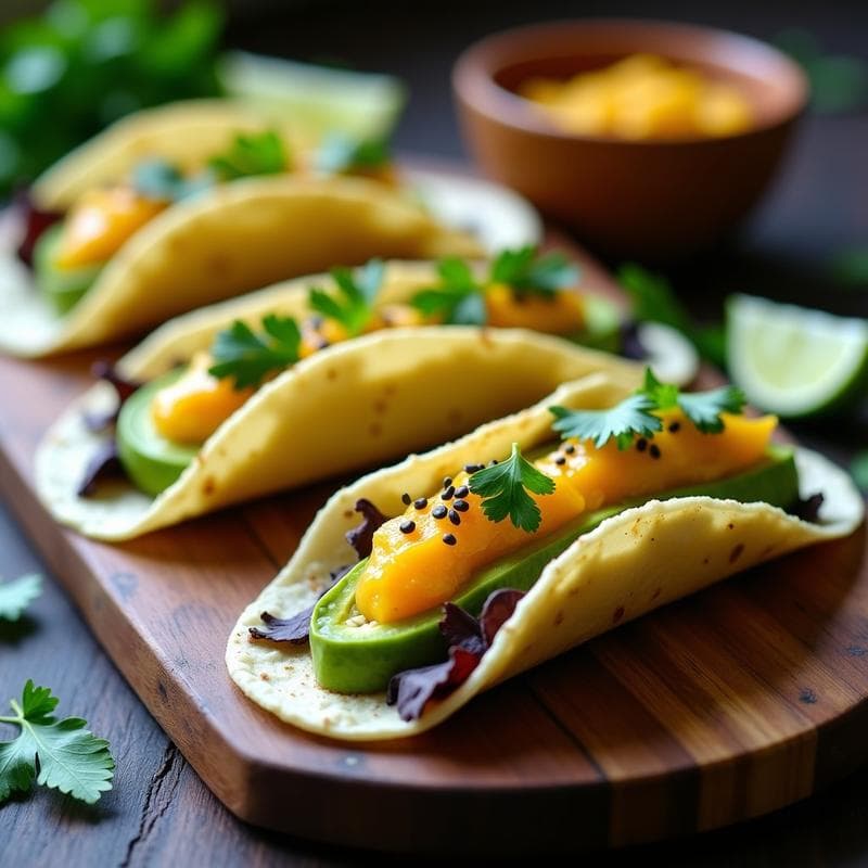 Tacos de Jicama con Guacamole de Pisos y Granadilla: Receta Mexicana Crudivegana