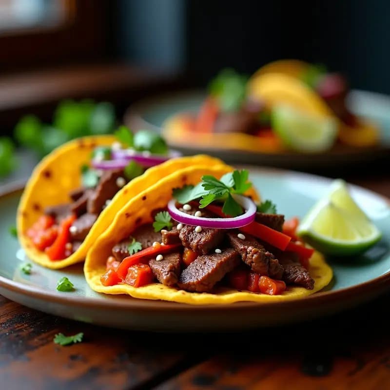 Tacos Koreanos de Carne de Res con Kimchi: Receta Fusion Spicy en 25 Minutos