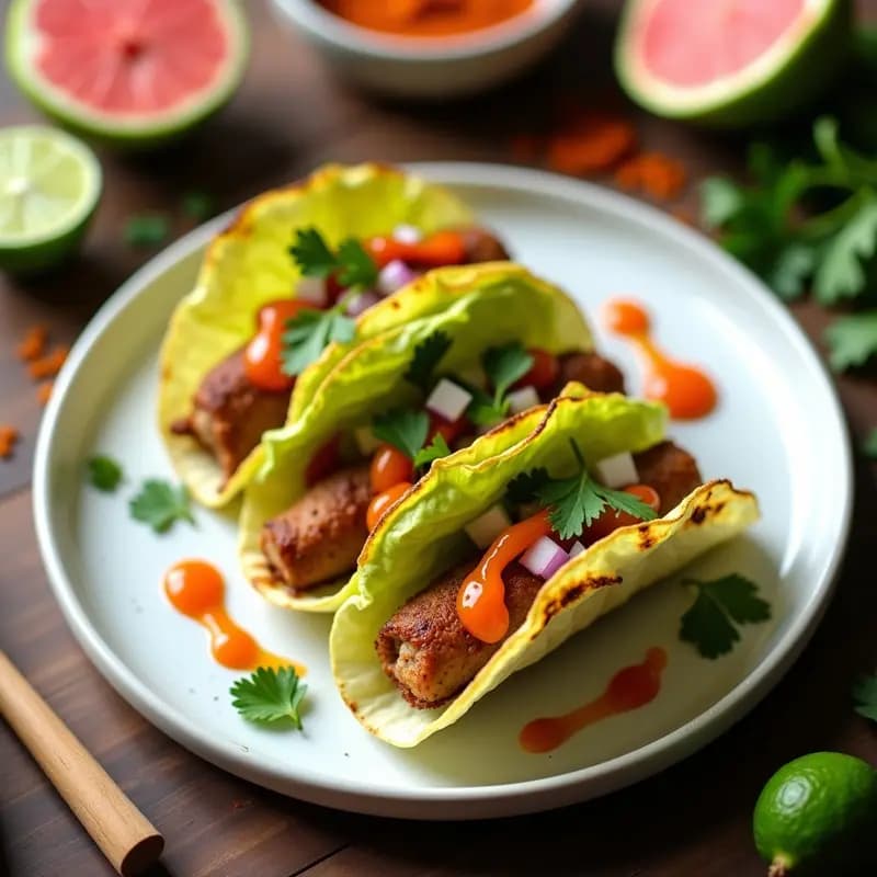 Tacos de Lechuza Asada con Salsa de Guayaba: Receta Mexicana de Autor en Miniatura
