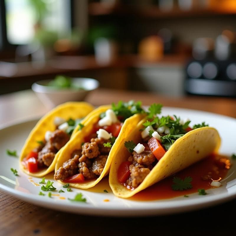 Tacos de Lechuga con Carnes Vegetales de Seitán y Salsa de Tamarindo: Receta Vegana y Crujiente