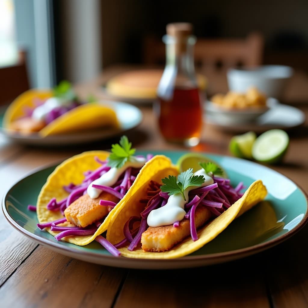 Tacos de Lepre al Ají Panca y Limón: Receta Peruana con Pescado en Airfryer