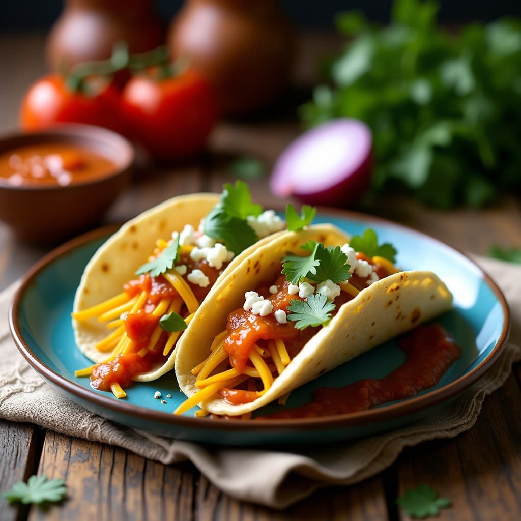 Tacos de Loroco y Queso Fresco con Salsa de Jitomate Asado: Receta Salvadoreña Tradicional en 20 Minutos