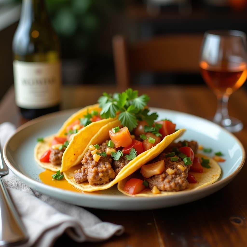 Tacos de Morcilla Vegana de Remolacha y Lentejas con Salsa de Granadilla: Receta Colombiana