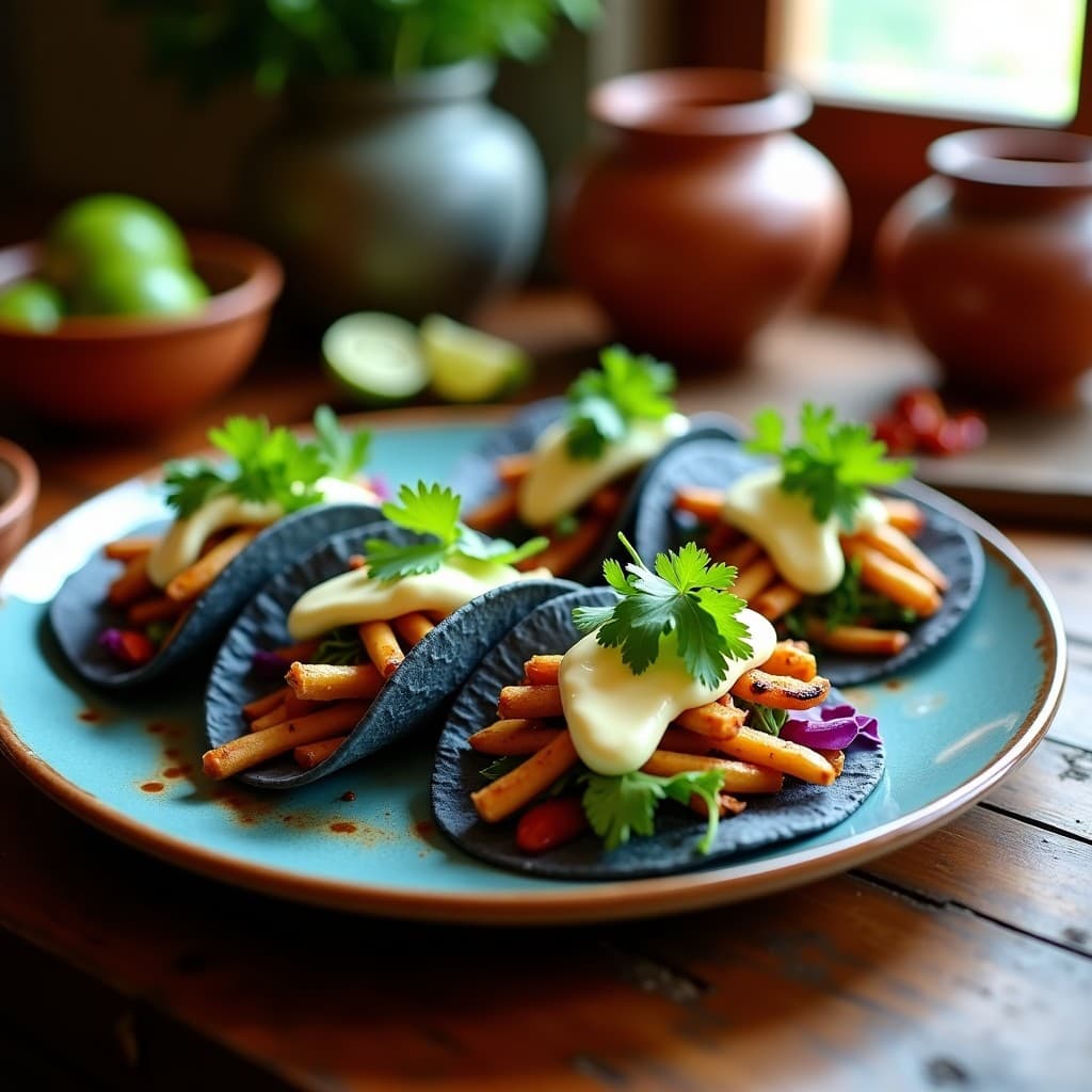 Tacos de Nopal Asado y Queso de Anacardo: Receta Mexicana Vegana y Crudivegana