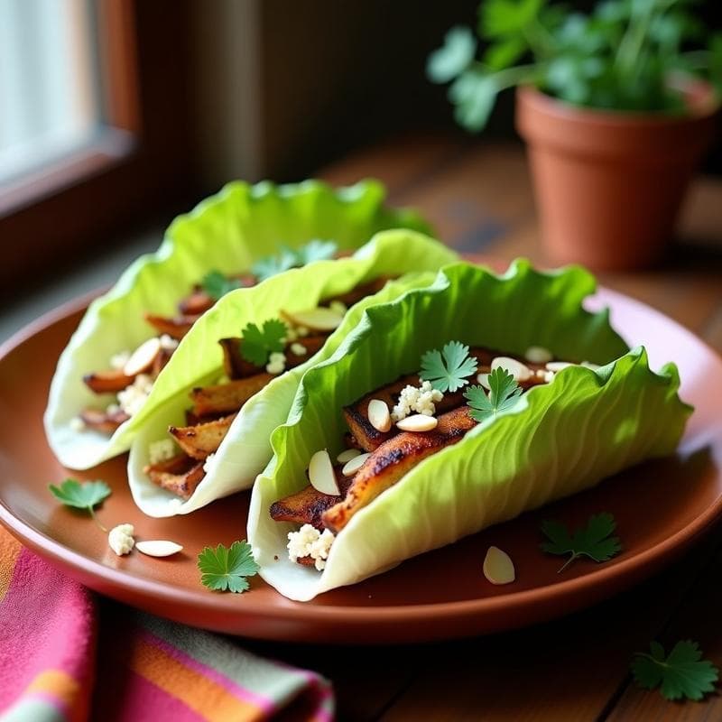 Tacos de Nopal Asado y Queso de Cabra: Receta Mexicana Keto con Toque Gourmet