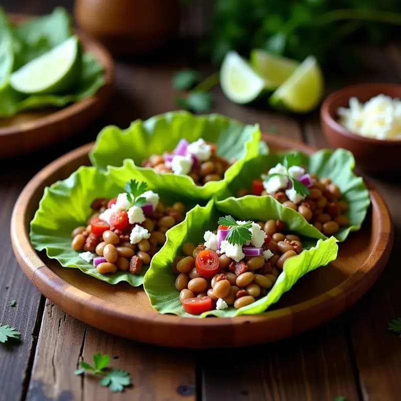 Tacos de Nopales Asados y Frijoles Charros: Receta Mexicana Keto en Olla Exprés