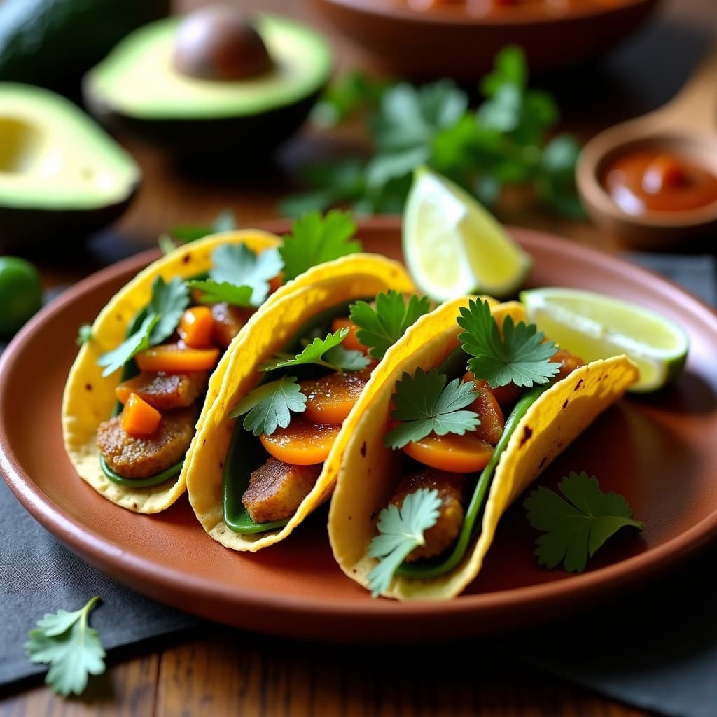 Tacos de Nopales Asados con Sacromonte Vegano: Receta Mexicana Tradicional y Sin Lácteos