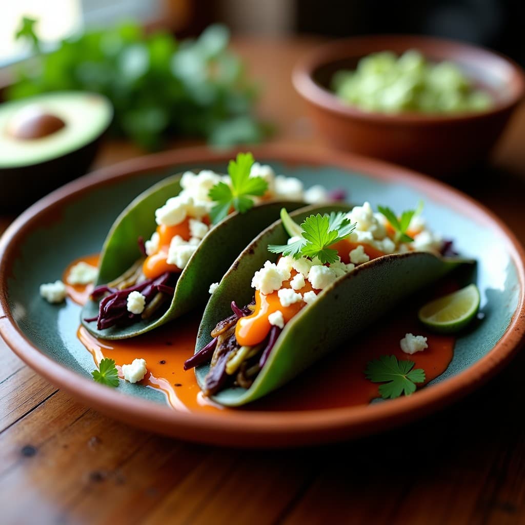 Tacos de Nopales con Salsa de Tamarillo y Queso Fresco: Receta Mexicana Sin Gluten