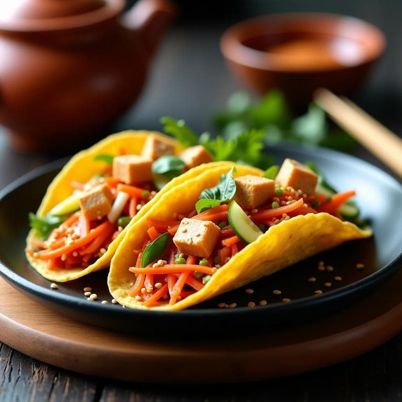 Tacos Onggi de Kimchi Vegano: Receta Fermentada en 24 Horas con Probióticos Naturales