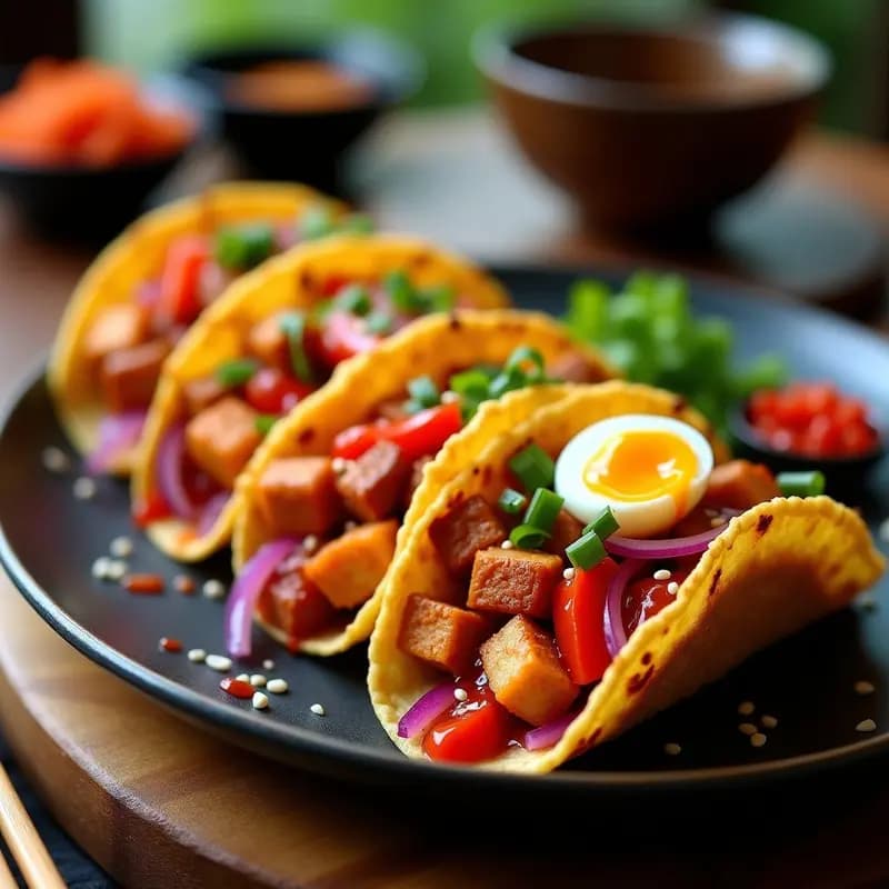 Tacos de Onggi Jjigae Coreano en Airfryer: Receta Rápida y Reconfortante