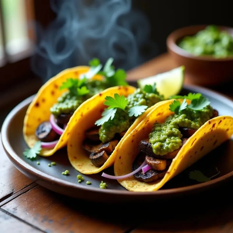 Tacos Ongi Ahumados con Salsa Verde: Receta Auténtica en 25 Minutos con Toque a Leña