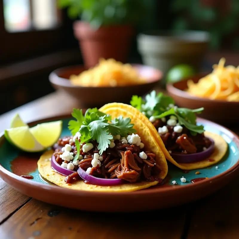 Tacos de Ongi Ete con Pollo Ahumado: Receta Tradicional Oaxaqueña en 30 Minutos