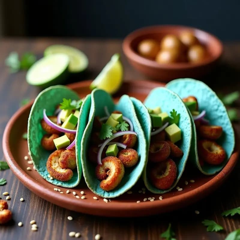 Tacos de Ongi Etxebarria Veganos: Receta Express en Airfryer con Umami Explosivo