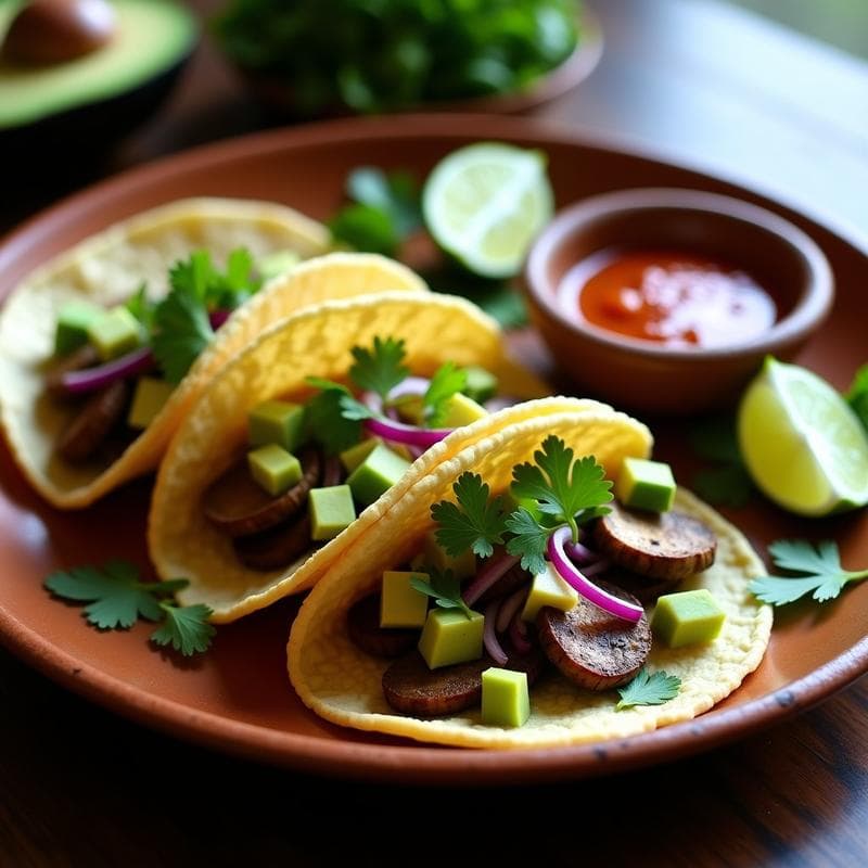 Tacos de Hongos Ostra Ahumados: Receta Vegana con Sabor a Fogata en 20 Minutos