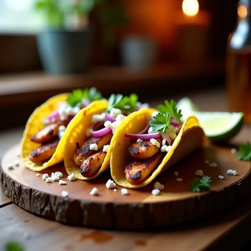 Tacos Ongi de Pollo Ahumado: Receta en Airfryer con Sabor a Leña en 20 Minutos